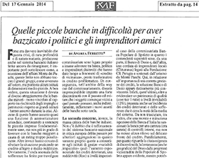 Quelle piccole banche in difficoltà per aver bazzicato i politici e gli imprenditori amici