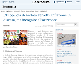 Inflazione in discesa, ma incognite all'orizzonte