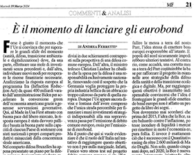 E' il momento di lanciare gli eurobond